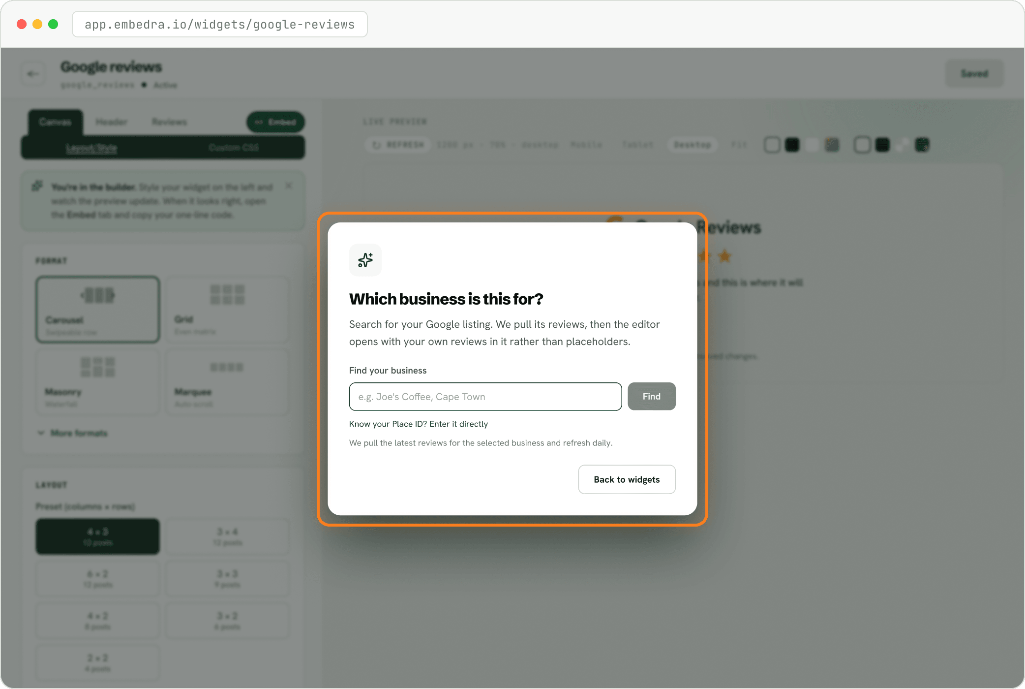 Step: Find your business
