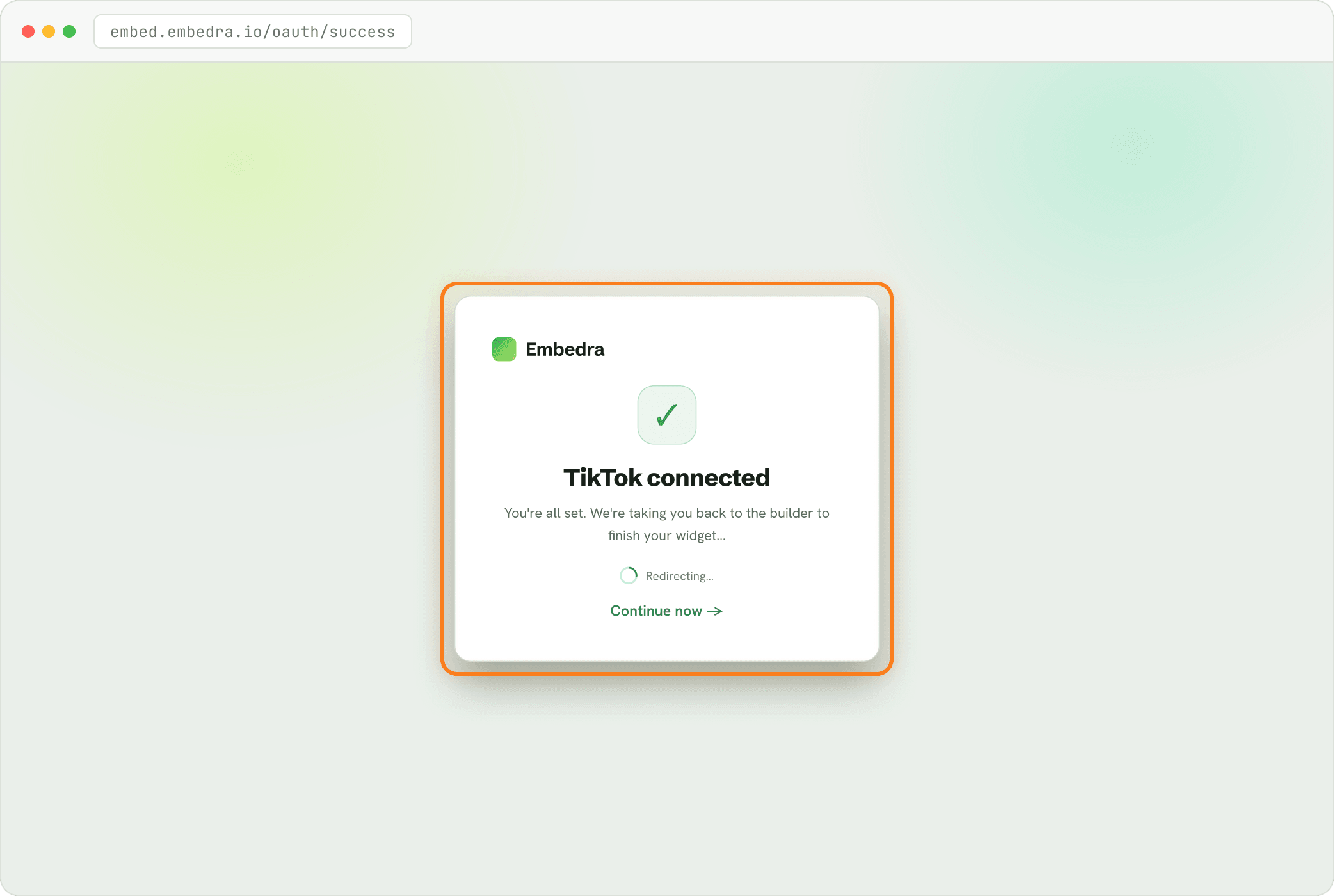 Step: You are connected